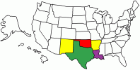 Tx, Nm, Ok, Ar, La